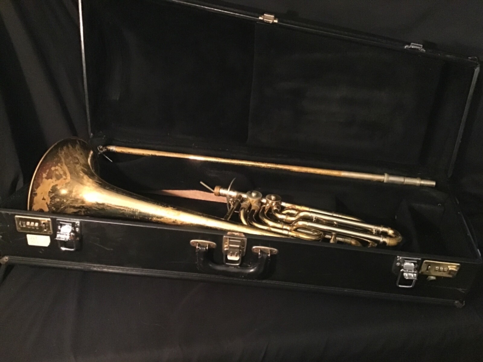 Bach 50B Stradivarius Double Trigger Bass Trombone Repair Man Special の