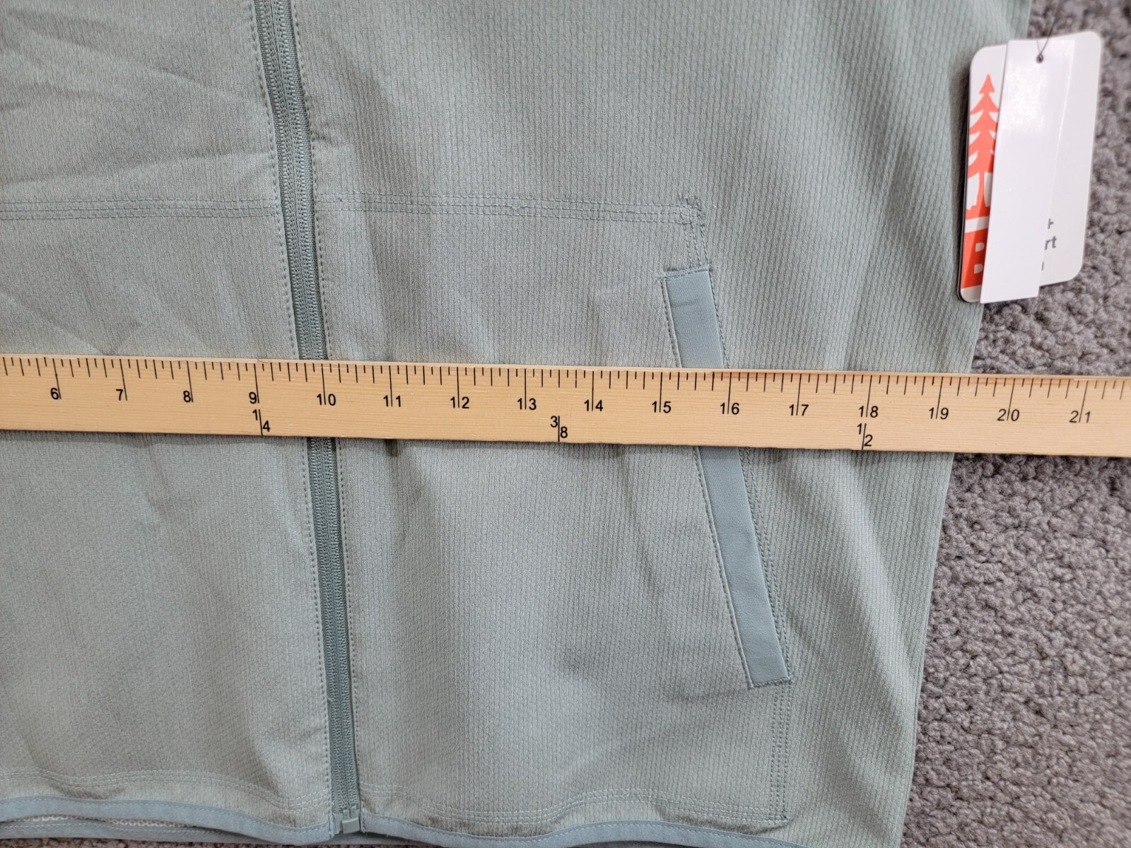 Bass Outdoor Full Zip Trail Jacket Men's S Silver Blue Cationic Long Sleeve - Picture 7 of 17