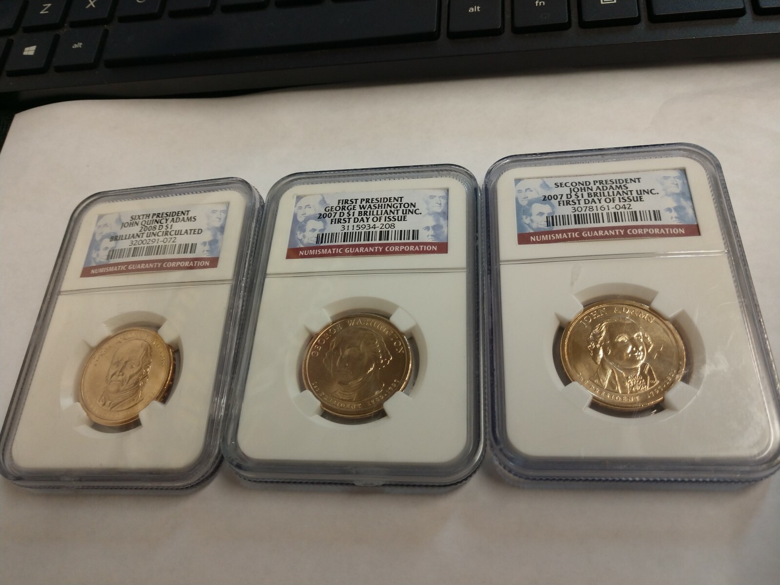 First Second Sixth 2007 D Presidential $1 Dollars NGC First Day Issue Brilliant