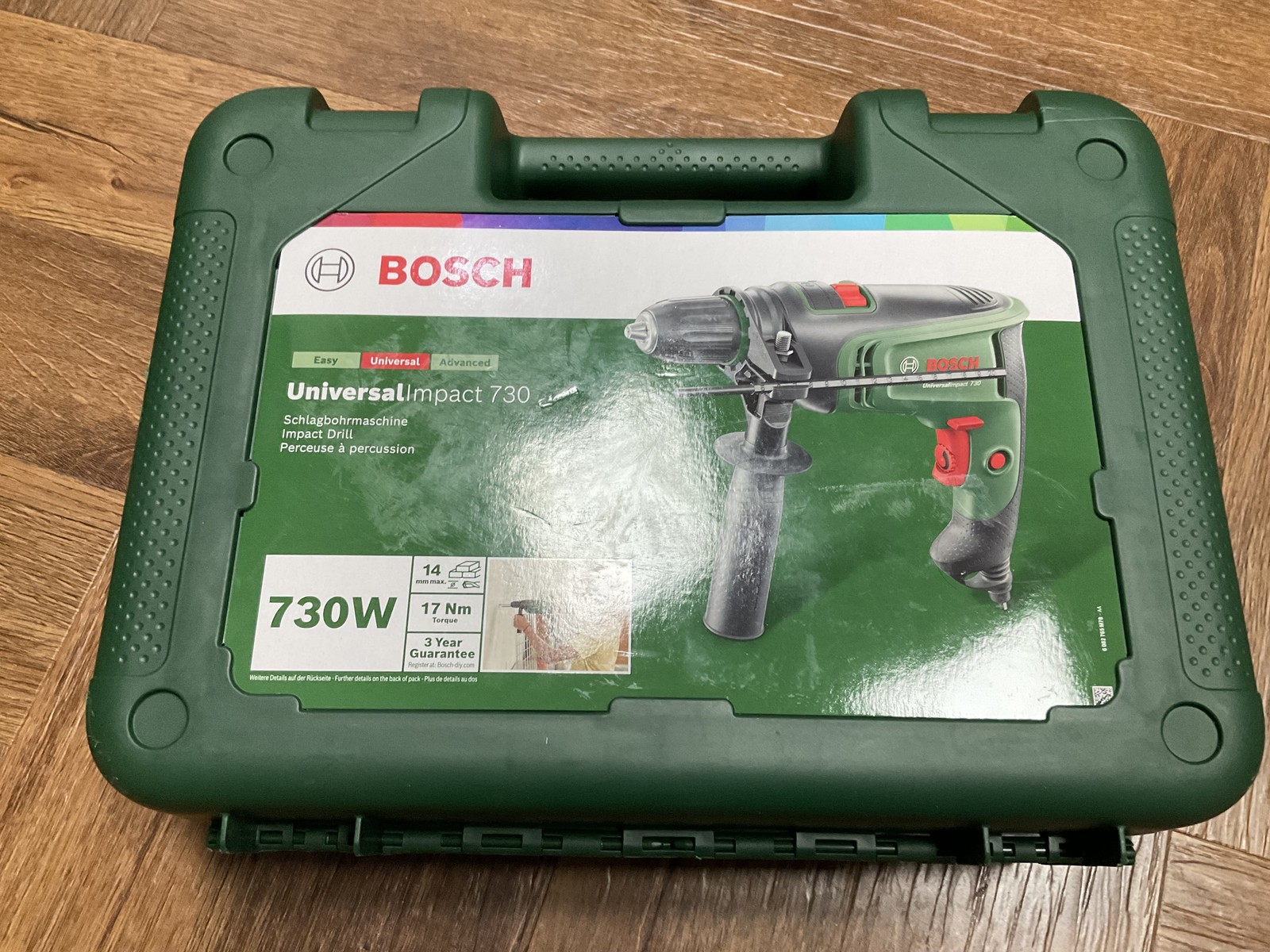 Bosch UniversalImpact 730 Sealed New 730W Hammer Drill With Autolock Function