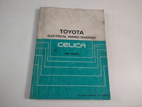 Toyota Celica 1989 Factory Original Electrical Wiring
