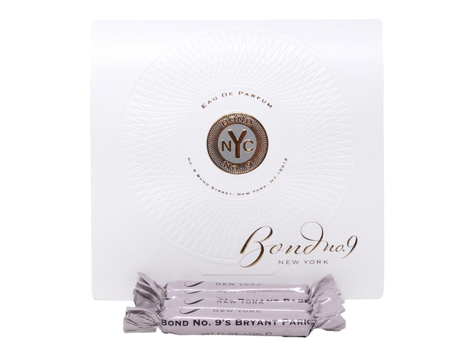 BOND NO 9 BRYANT PARK 1.7ml .057fl oz x 4 PERFUME SPRAY