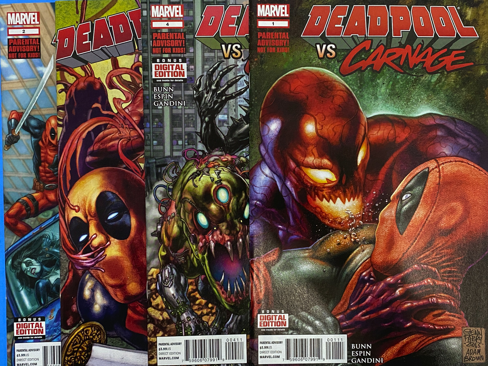 Venom vs Carnage #1-4 全巻セット Venom vs Carnage #1-4 全巻