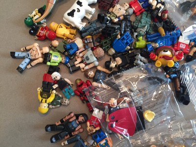 60 Non Lego Minifigures Megablok Heroes some new minifig lot L410