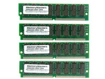72pin simm メモリー32mbx4 128MB BIOSで認識を確認済み 128 MB MEG 4x 32MB EDO SIMM 72 pin 60 ns 60NS NON-PARITY