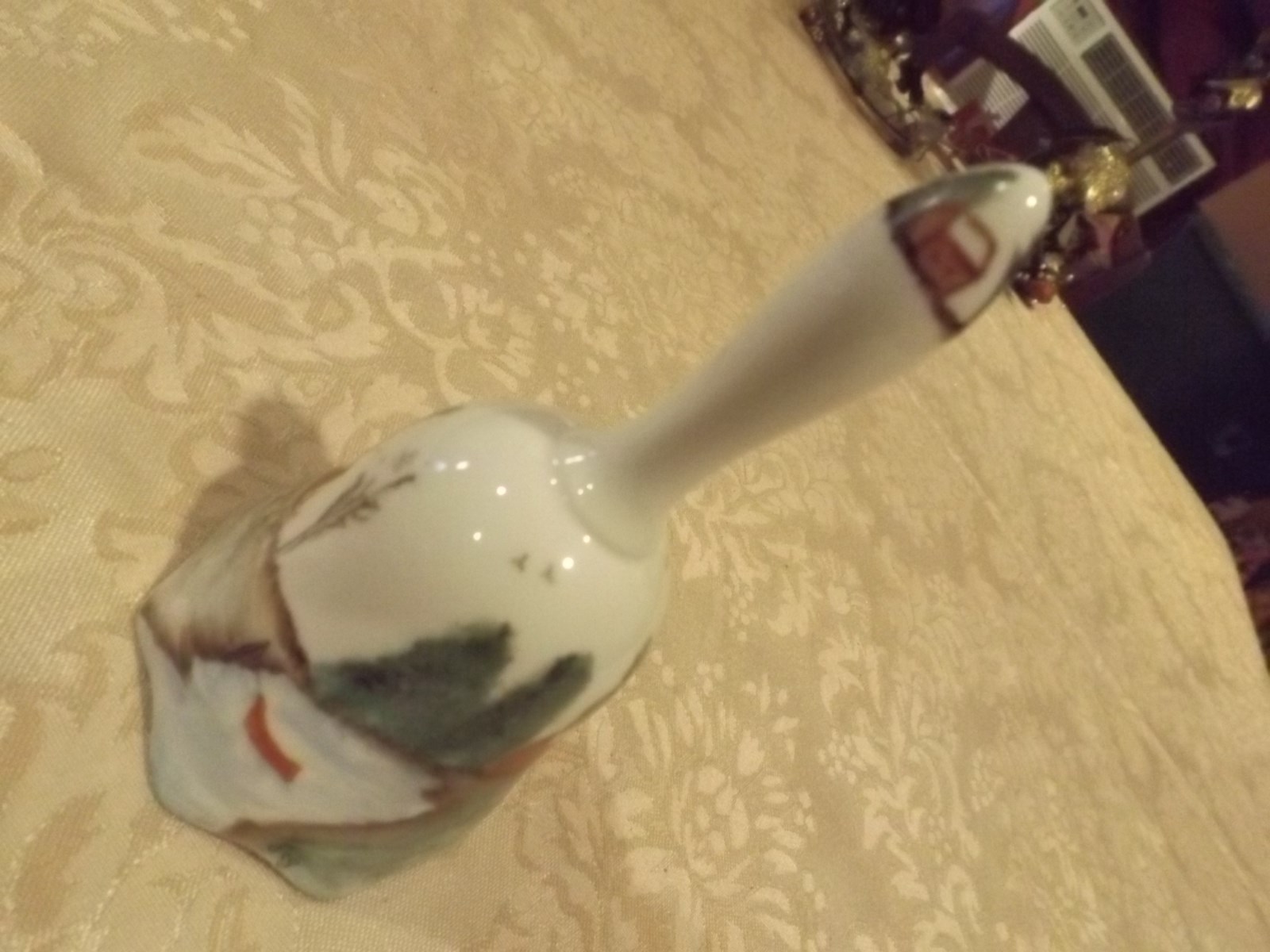 Hand Painted Farm Scene Ceramic bell