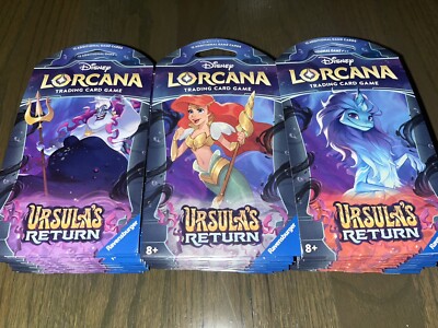 Lot Of 30pks Disney Lorcana Ursula's Return Chapter 4 Sleeved Blister Packs