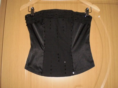 Corset With BustVero ModaBlack  Post Corsage Top Size XS New With Tags SALE