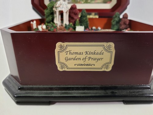 Thomas Kinkade Music Box Garden of Prayer Plays 