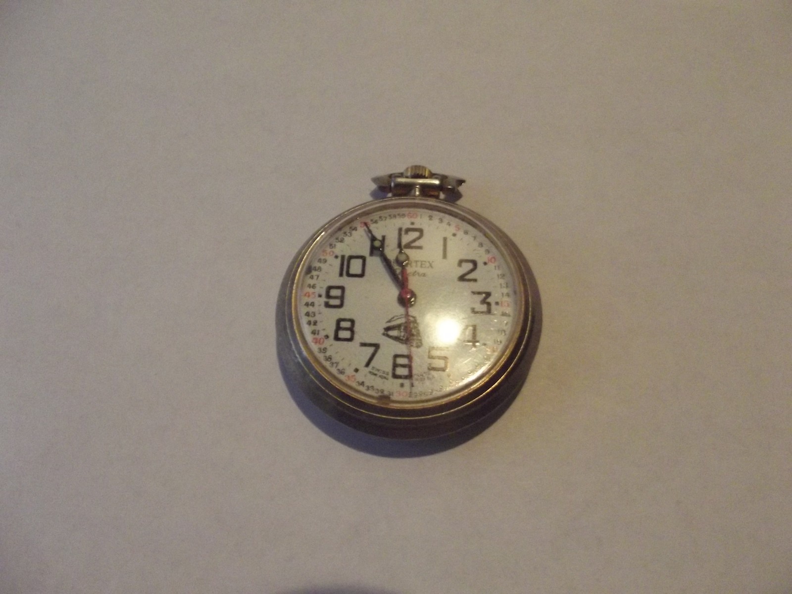 Quartex Electra Rail Road Themed Pocket Watch (Parts or Repair)