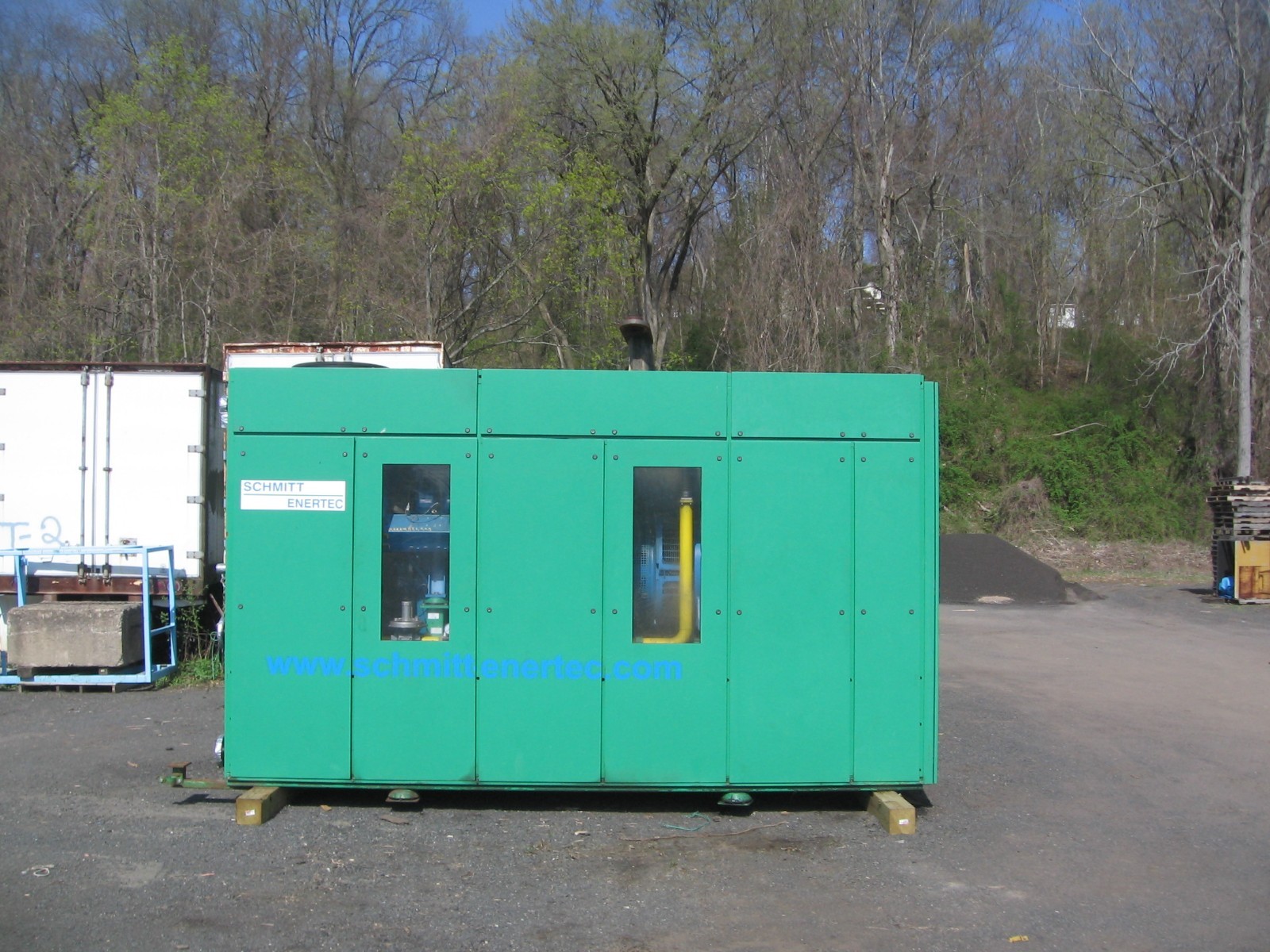 For Sale, Schmitt Enertec 400 KW Nat-Gas Generator Mercedes  12 Cylinder  Engine