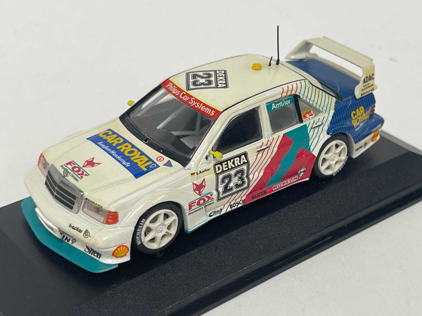 メルセデスベンツ 190 EVO 1993 ミニカー ミニチャンプス 1/43 Minichamps Mercedes 190 E Evo 2 1993 DTM, S.Amthor