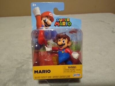 Super Mario Action figure 2.5'' Nintendo Jakks Pacific  With Hat! - NEW