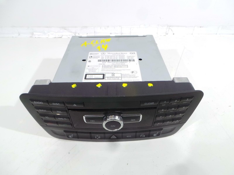 2014 Mercedes A Class StÃ©RÃ©O Radio De Culasse A2469012202 A2469000212 NÃ©Cessite