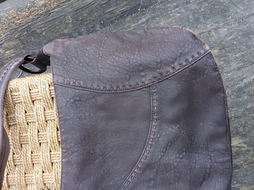 J. Jill Soft Leather Shoulder Bag Handbag Tote Bag Brown