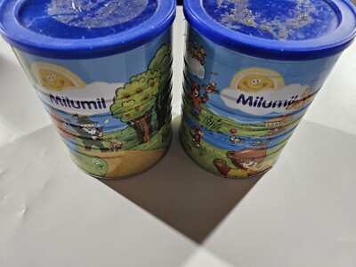 MILUMIL BLECHDOSE AUFBEWAHRUNGSDOSE (LEER)