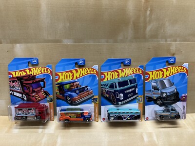 Hot Wheels Jeepney Road Bandit Philippine Raijin Express Treasure Bus Mighty Lot
