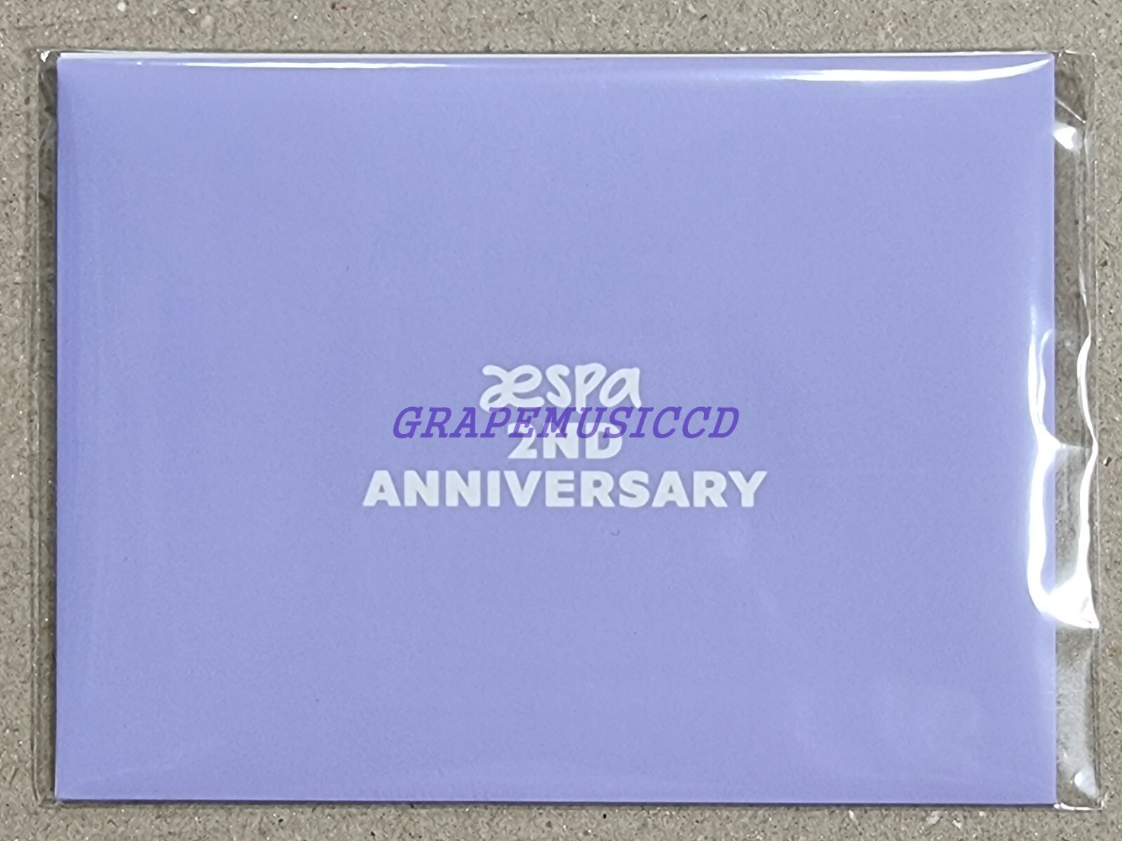 aespa 2nd Anniversary OFFICIAL MD GOODS Birthday Card aespa 2nd Anniversary OFFICIAL MD GOODS Birthday Card