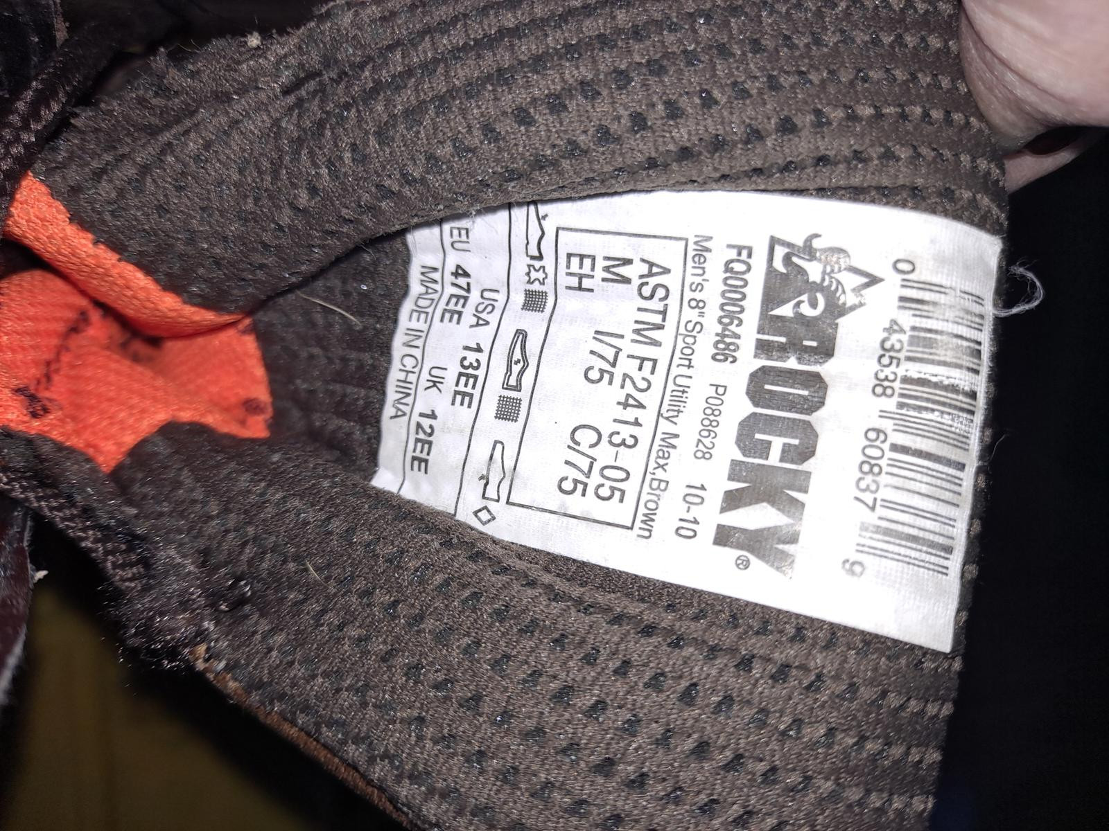 Rocky 600 Men's Sport Utility Brown Work Boots Size 13EE — photo 6