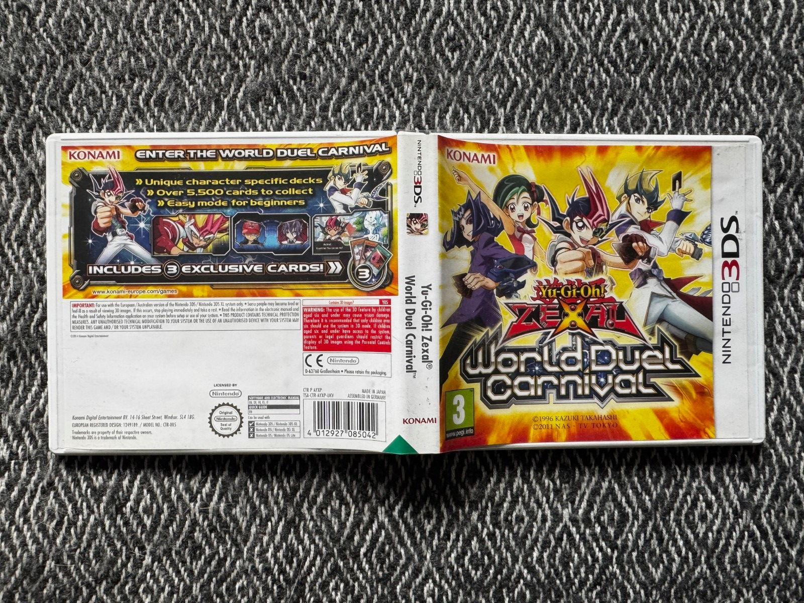 3DS YU-GI-OH! ZEXAL World Duel Carnival Game 2DS 3DS Nintendo PAL
