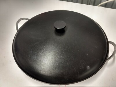 16'' / 400 mm. Uzbek Kazan + Lid.  Discada High Heat Cooking Disc BBQ. US Seller.