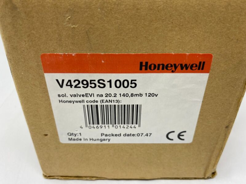 Honeywell V4295S1005 Solenoid Normally Open Vent Valve 3/4" NPT 2-PSI