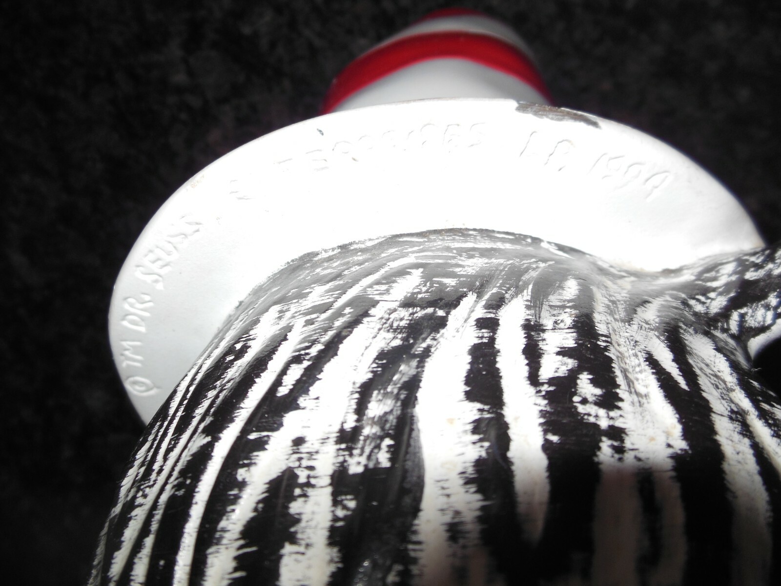 Rare large Dr Seuss Cat in the Hat plaster head bust TM enterprises LP 1994