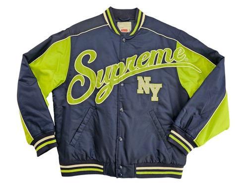 ジャケット・アウター Supreme 02AW Neuva York Varsity Jacket 正規販売店】 Neuva Supreme York Jacket varsity ジャケット