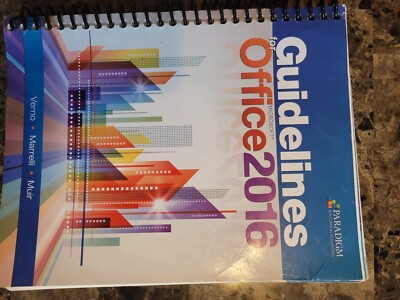 Guidelines for microsoft office 2016