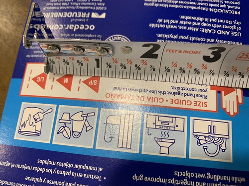 6 - Playtex O’Cedar Living Reusable Cleaning Gloves w/ Drip Catch Cuff - Medium