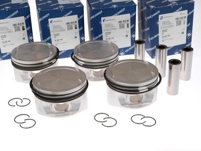 4 STÜCK Kolben mit Ringen Kolbenschmidt 91023700 OPEL C20XE 2.0 i GSI 16V ASTRA