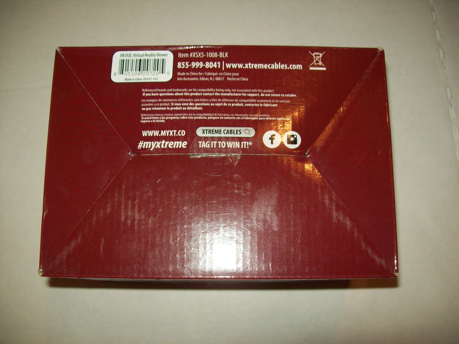 Xtreme VR Vue II Virtual Reality Viewer Mobile Phones 3D Movies Games 3.5