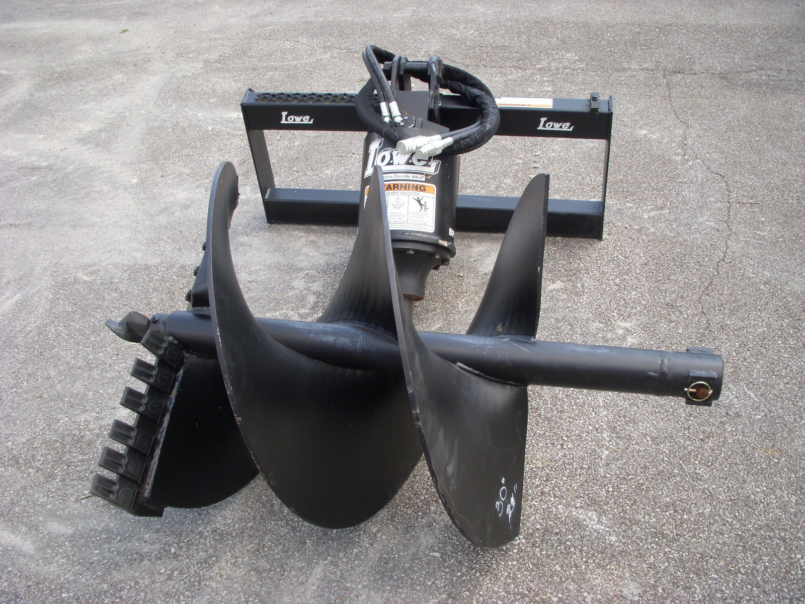 Bobcat Skid Steer Attachment - Lowe BP210 Round Auger with 30