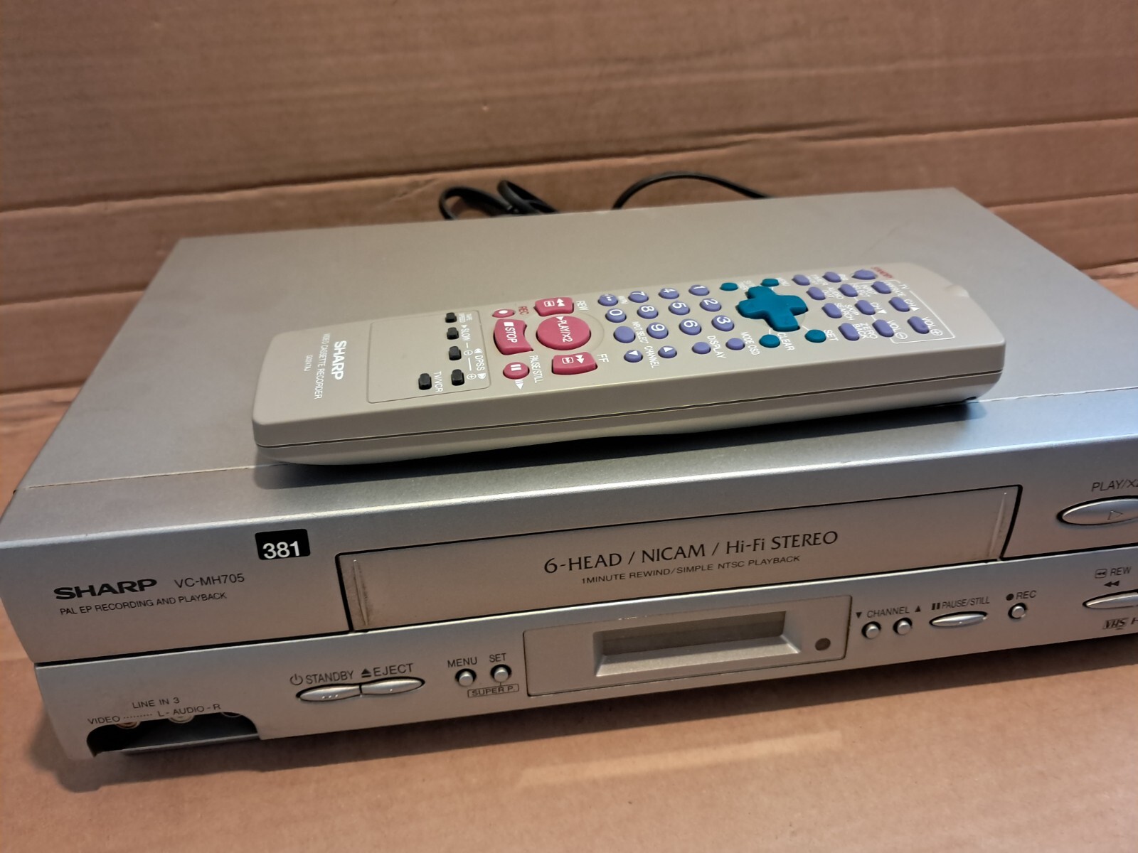 J3656M DVD/HDD/VHS SHARP シャープ AQUOS DV-ACV52 07年製
