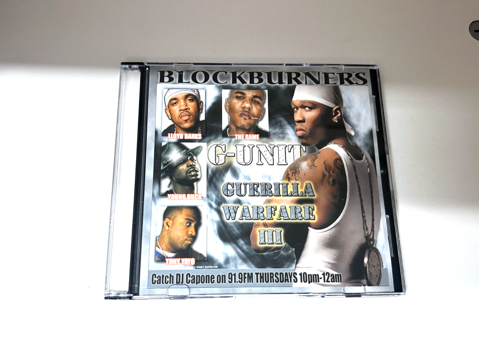 RARE DJ CAPONE BLOCKBURNERS 2004 G-UNIT GUERILLA WARFARE 3