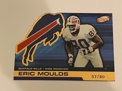 2002 Pacific Atomic Bills Eric Moulds Gold Die-Cut /80 #11