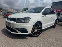 2017 17 VOLKSWAGEN POLO 1.8 GTi 192PS 5 DOOR IN WHITE.GREAT LOOKING HOT HATCH.