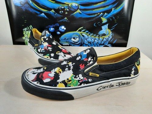 Vans Classic Slip-on X Circle Jerks 11.5 Very Rare punk