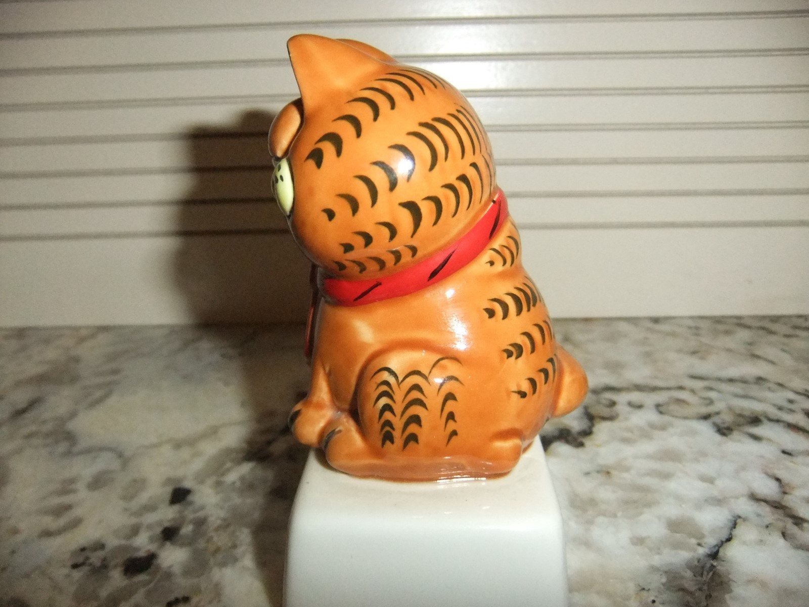 Vintage Garfield Enesco Porcelain To Dad From A Chip off the Old Block 1981 EUC