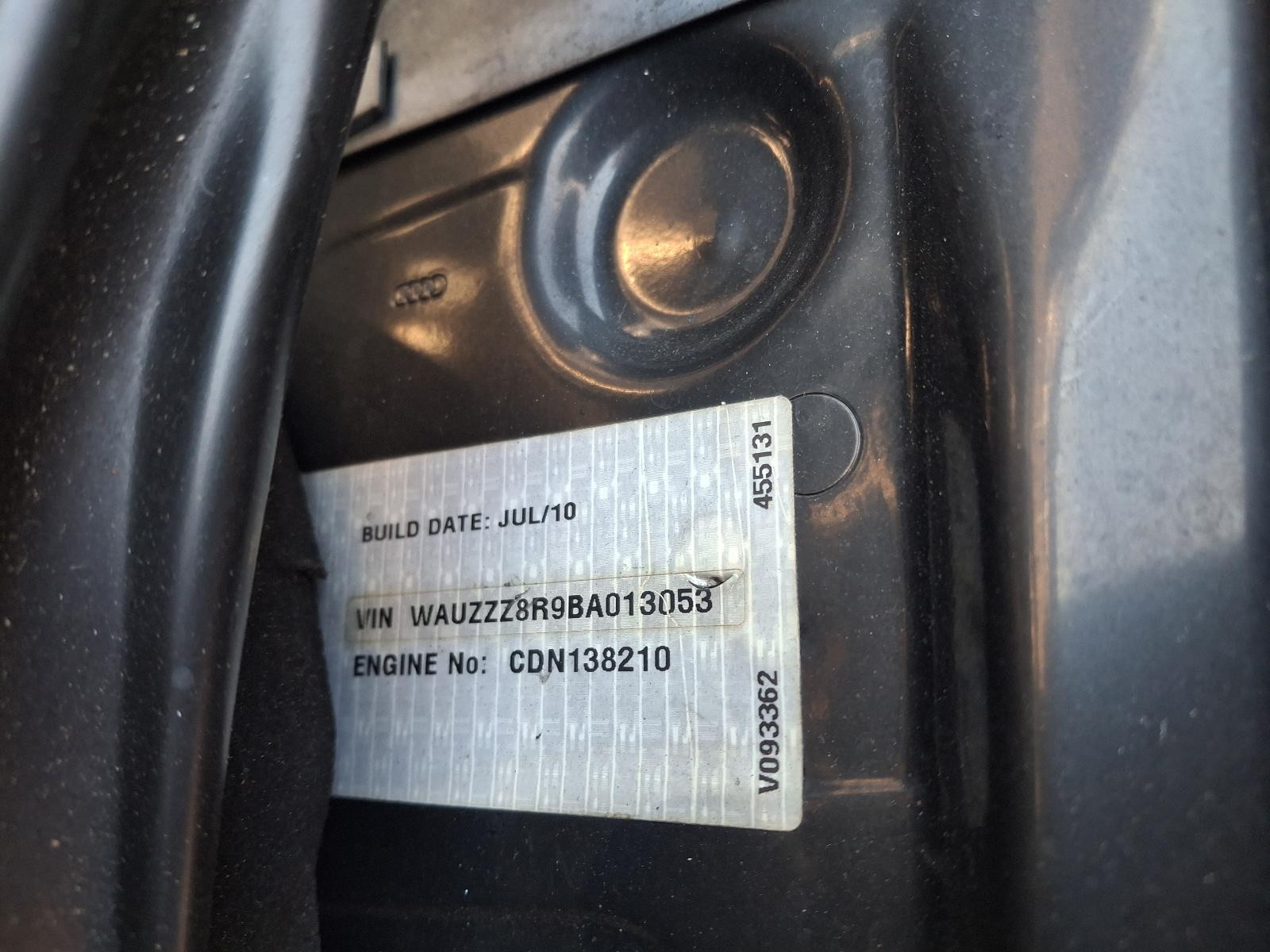 2011 Audi Q5 2008-2013 RIGHT FRONT DOOR 8R 12/08-08/13 image 7