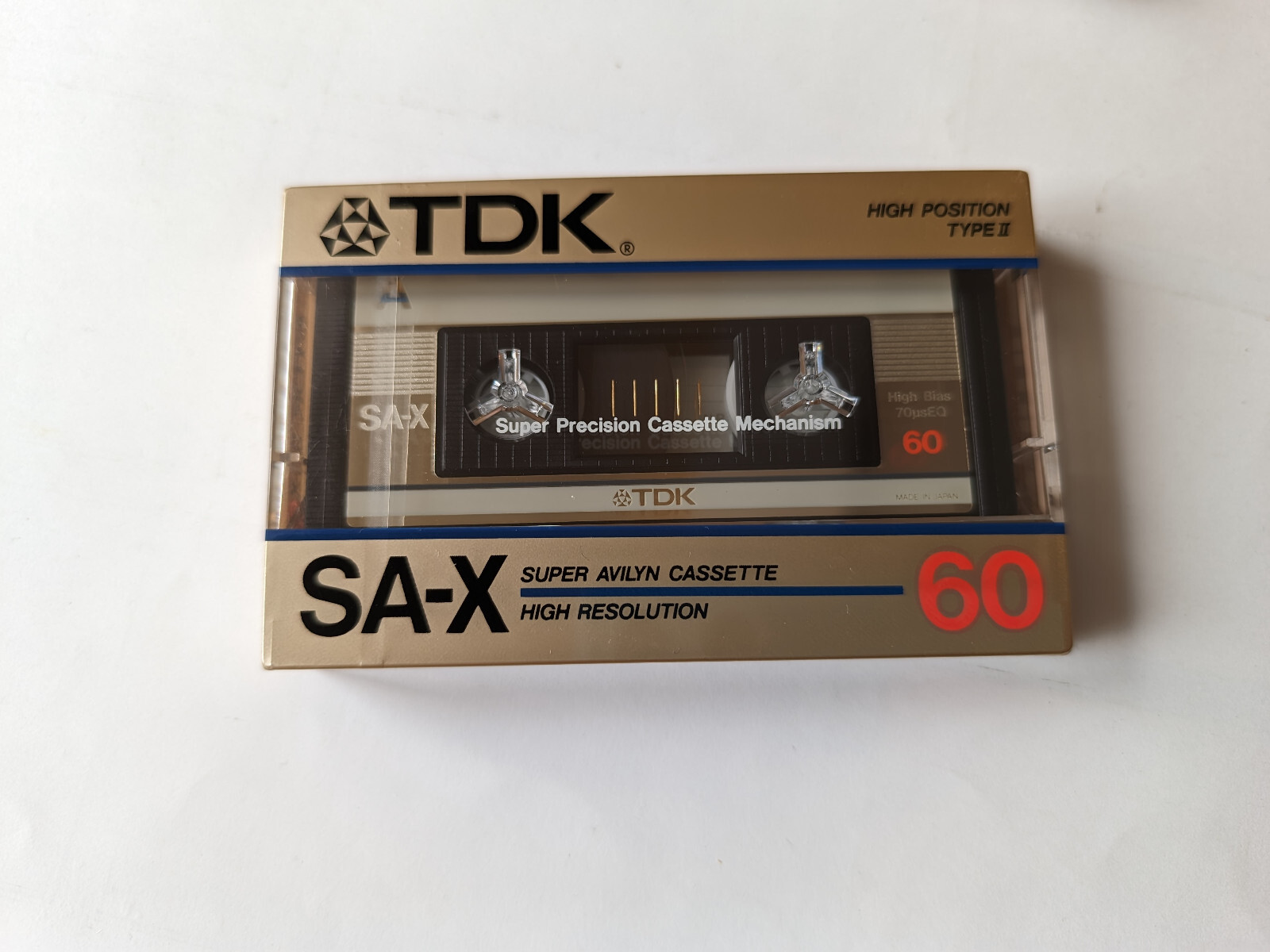 昭和レトロ/TDK SA-X 60/未使用カセットテープ/ハイポジ/6本 レア・未開封】TDK SA-X 60 最上級ハイポジ カセットテープ 米国