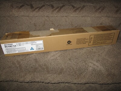 Sharp MX-61NT-CA Cyan Toner Cartridge Genuine OEM Factory New