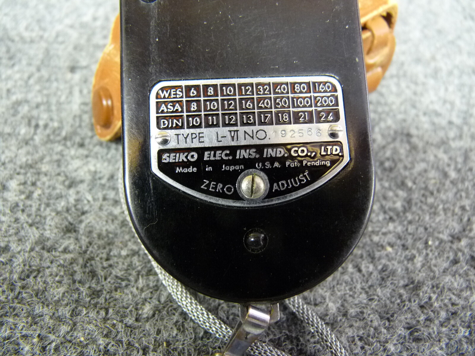 Vintage SEKONIC Light Meter L-VI  Leather Case and Vivitar 43