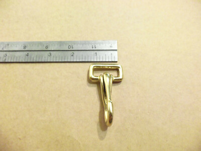 1'' Solid Brass Halter Snap (Pack Of 2) 