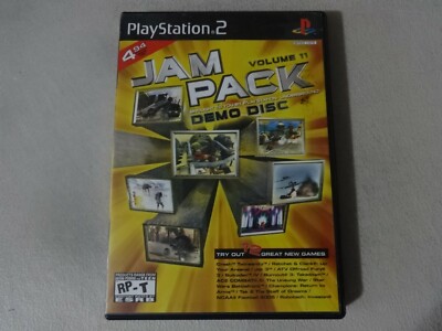 Jam Pack Vol. 11 Sony Playstation 2 PS2 Game Disc & Box Free