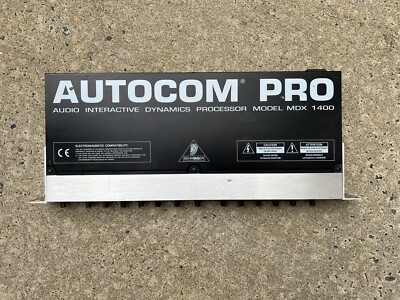 Behringer Autocom Pro Audio Interactive Dynamics Processor MDX 1400