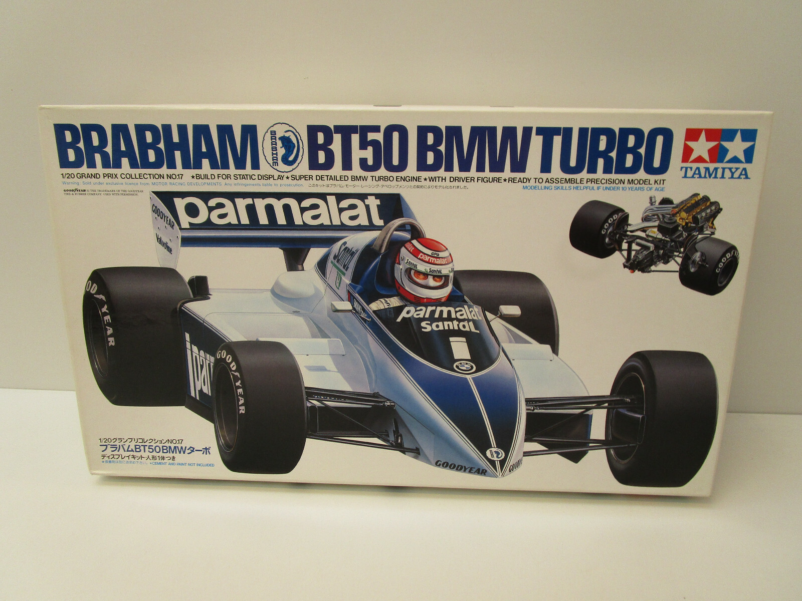 タミヤRC1/10F1ブラバム・BT50BMWターボスペアボディパーツセット新品 タミヤRC1/10F1ブラバム・BT50BMWターボスペアボディ