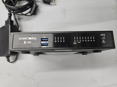 SONICWALL TZ270 Network Security Firewall Router gently used