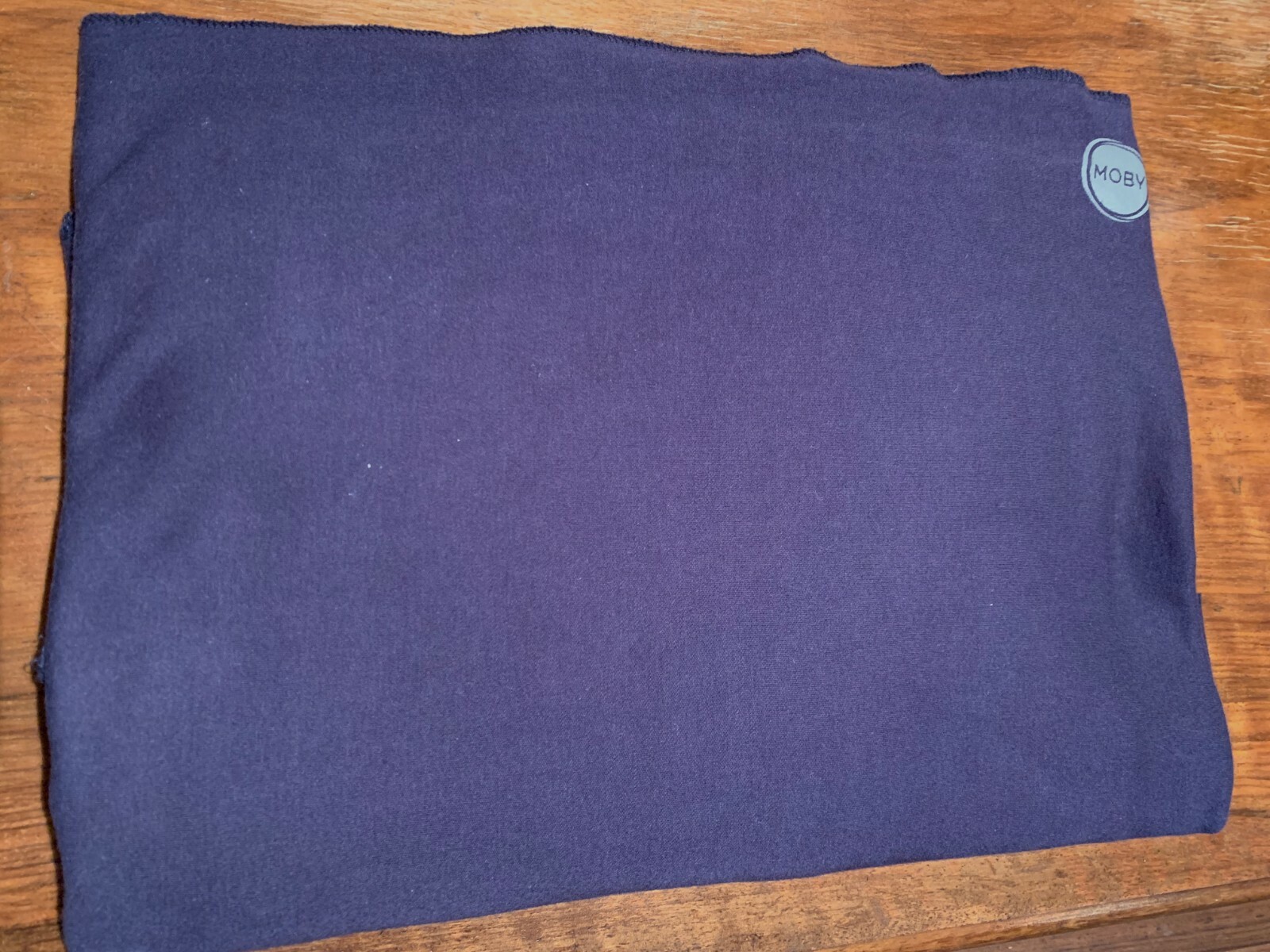 MOBY Wrap elastisches Tragetuch für Babies in Blau (Baby-Tragetuch)