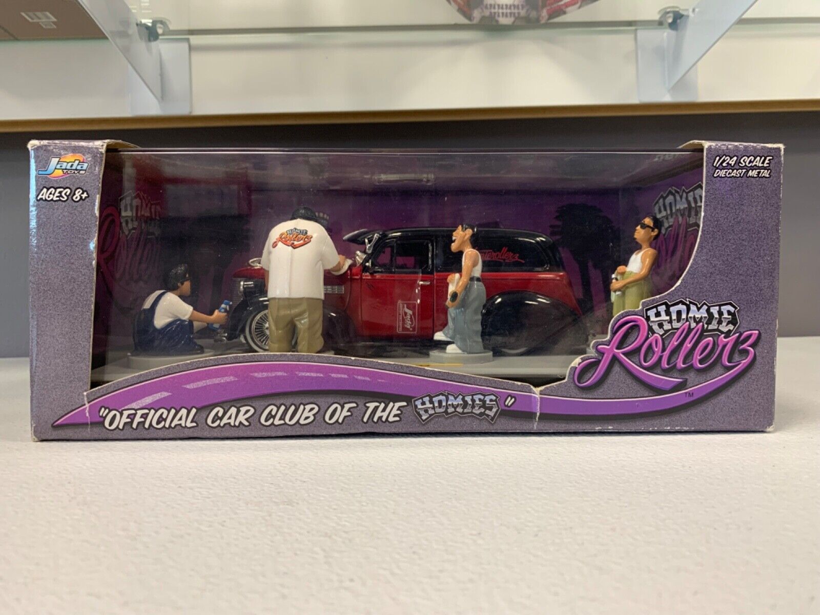 Jada Toys Homie Rollerz 57 Chevy Bel Air Homies 1/24 Car Jada Toys Homie Rollerz 57 Chevy Bel Air Homies 1/24 Car
